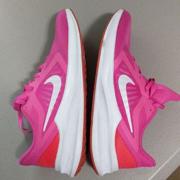 Nike downshifter athletic sneaker pink white size 9 - Picture 10 of 12